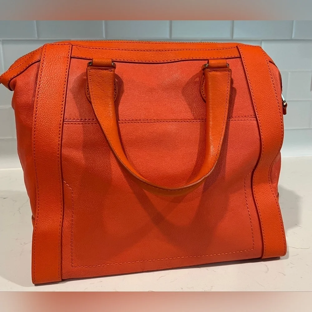 Cole‎ Haan Zoe Pebbled Leather Satchel/Shoulder Bag EUC